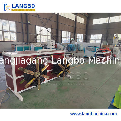 PVC High Speed Plastic Single Wall Corrugated Pipe Extruder Machine