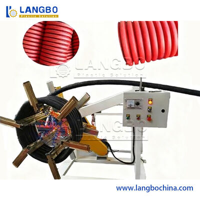 สายการผลิตท่อลูกฟูกอัตโนมัติเต็มรูปแบบสำหรับการผลิตท่อร้อยสายไฟฟ้าที่รวดเร็วยิ่งขึ้น