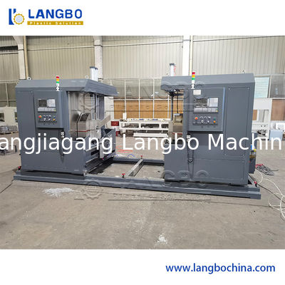 เครื่องตัดเชือกท่อ PVC ด้วยระบบควบคุม CNC/PLC ระยะ 16-160 มิลลิเมตร และการตั้งใจอัตโนมัติสําหรับท่อพลาสติก