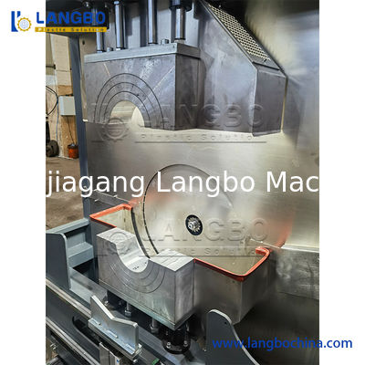 CNC ท่อ threading Lathe กับ 16-630mm กว้างท่อ ระบบควบคุม CNC / PLC และการศูนย์กลางและการให้อาหารอัตโนมัติ