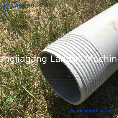 CNC ท่อ threading Lathe กับ 16-630mm กว้างท่อ ระบบควบคุม CNC / PLC และการศูนย์กลางและการให้อาหารอัตโนมัติ