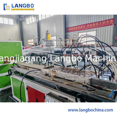 Double-screw PVC Profile Extrusion Line for Skirting Board and Decking with CE ISO Certification and Customized Voltage