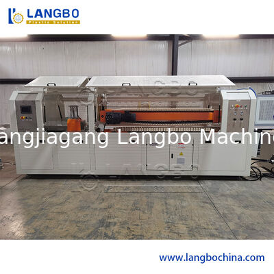 55/110 โคนิค Twin Screw Extruder PVC Profile Extrusion Line สําหรับ 1180 มิลลิเมตร คาเบิ้ลทรูม ด้วยพลังงานมอเตอร์ 22KW