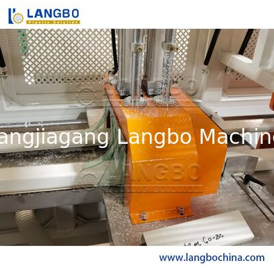 ราคาโรงงาน 55/110 เครื่องอัดรีดสกรูคู่ทรงกรวยสำหรับท่อร้อยสายไฟ PVC พร้อมขนาดโปรไฟล์ 1180 มม. และกำลังมอเตอร์ 22KW