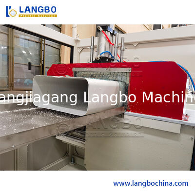 PVC PP PE ABS L Shape Plastic Profile Making Extrusion Machine สายการผลิตที่มีรูปร่างที่แตกต่างกัน