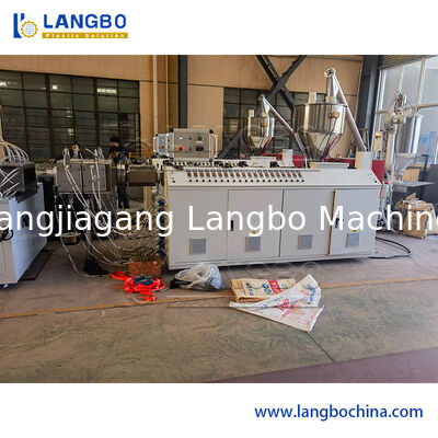 สายการผลิตพลาสติก Extruder PC/PVC/PP/PE/ABS/PMMA Pipe/Profile Extrusion