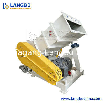 ผงพลาสติก ผงกระเป๋ารองเท้า Twin Roll Rotor Single Shaft Shredder เครื่องบดพลาสติก