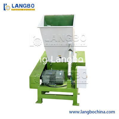 ผงพลาสติก ผงกระเป๋ารองเท้า Twin Roll Rotor Single Shaft Shredder เครื่องบดพลาสติก