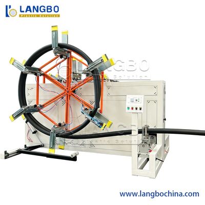 สายการผลิต extrusion เครื่องทําท่อ HDPE 50-250MM