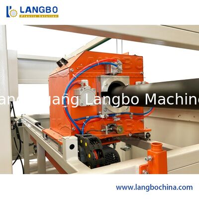 อัตโนมัติพลาสติก HDPE PE ท่อสายน้ํา Extruder Extrusion การทําเครื่อง