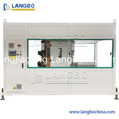 PE กว้างขนาดใหญ่ ขุมผนังท่อ Twin Single Screw Extruder Extrusion เครื่องทําสายการผลิตพลาสติก