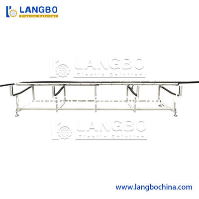 PE กว้างขนาดใหญ่ ขุมผนังท่อ Twin Single Screw Extruder Extrusion เครื่องทําสายการผลิตพลาสติก