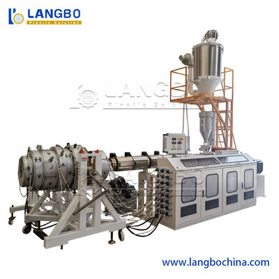 Plastic Single Extruder PE HDPE Irrigation Water Supply Pipe Tube Production Making Machine