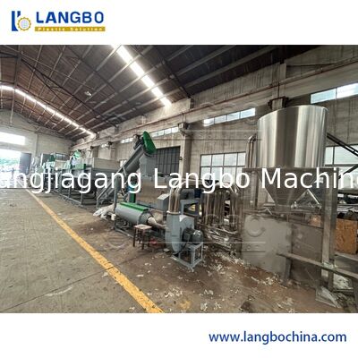 เครื่อง Pelletiser มืออาชีพสายรีไซเคิลสัตว์เลี้ยง SIEMENS มอเตอร์