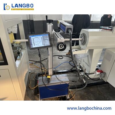 สายการอัดรีดท่อแบบกรวย PPR แบบกรวยสกรูคู่การวัดน้ำหนักท่อแบบออนไลน์