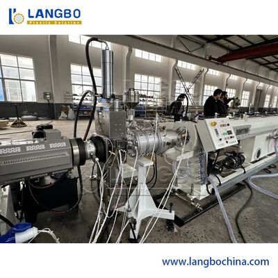 สายดัดท่อ PPR 3 ชั้น Co-Extrusion ด้วยความจุ 350kgs/h และ SIEMENS PLC Control