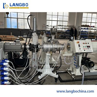 สายการผลิตท่อพลาสติก PPR PE 3 ชั้น PLC รีโมทคอนโทรล