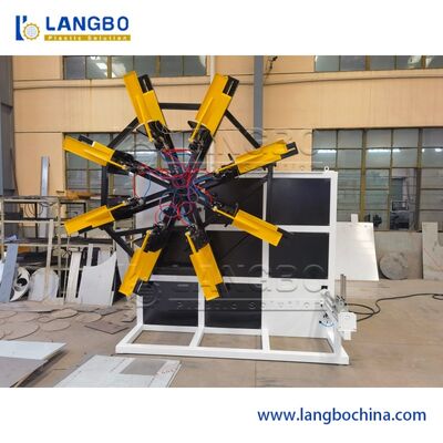 ชนไดเดอร์ส่วนประกอบไฟฟ้า เครื่องปั่นยางพลาสติกอัตโนมัติสําหรับ PE HDPE ท่อ corrugated ระยะการม้วน 1600-3200mm