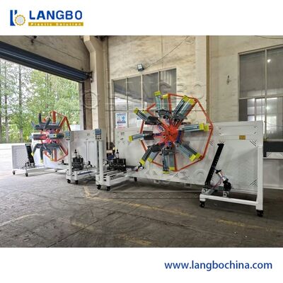 เครื่องม้วนท่อลูกฟูกพลาสติก PE แบบอ่อนสำหรับทำขดลวด