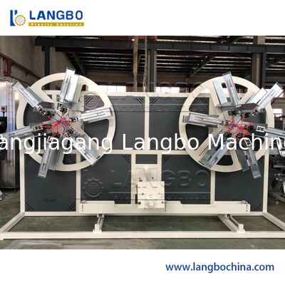 เครื่องม้วนท่อ PE สําหรับการแก้ไขการม้วนพลาสติกอัตโนมัติ