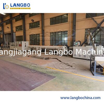 สายการผลิต Extrusion ท่อพลาสติกประหยัดพลังงาน Extruders สกรู Twin เงื่อนไขใหม่