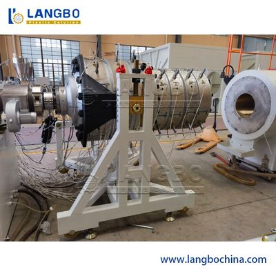 เครื่องอัดรีดท่อระบายน้ำพลาสติก PVC เครื่องทำท่อลูกฟูก