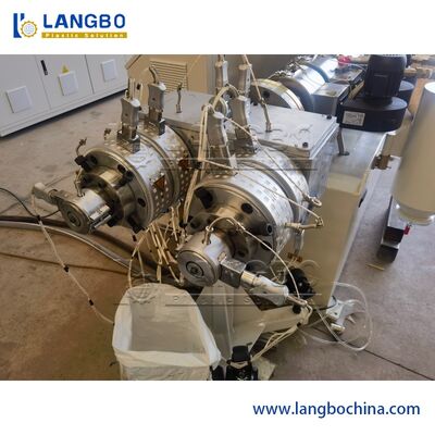 เครื่องอัดรีดพลาสติกขนาด 630 มม. แบบสกรูคู่สำหรับท่อ PVC