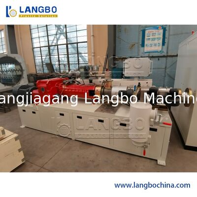เครื่องเป่าถุงพลาสติก Pvc Twin Screw Extruder, เครื่องอัดพลาสติกอัตโนมัติ