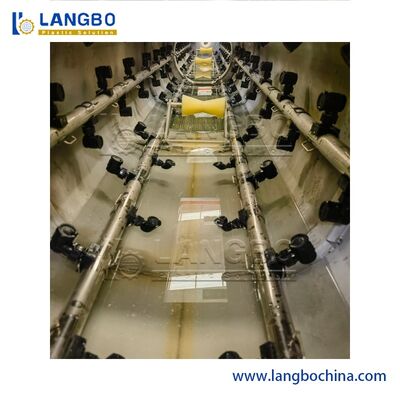 เครื่องผลิตท่อ PVC ขนาด 75-250 มิลลิเมตร 55KW/75KW มอเตอร์ 600-800KG/H ความจุ