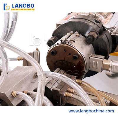 LED Light PC Tube Profile/Lamp Shade Making Machine/Line Production/Extruder ด้วย 2 สี