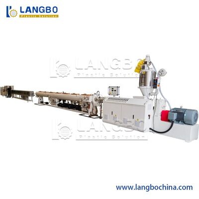 เครื่องผลิตท่อแบบยืดหยุ่นพร้อมสกรู Twin Screw High Frequency