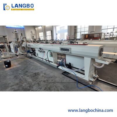 75-315 มิลลิเมตร สายขยายท่อ PE แบบสองชั้นเดียวหลายชั้น / เครื่องทําท่อ HDPE / สายผลิตท่อพลาสติก