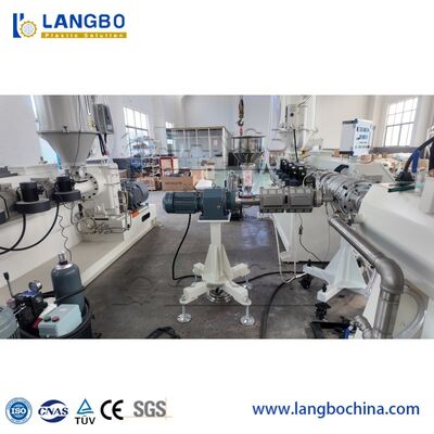 20-110 มิลลิเมตร เสริม PPR HDPE UPVC ท่อ Extrusion Machine Line, ท่อสกรู Extruder เครื่อง