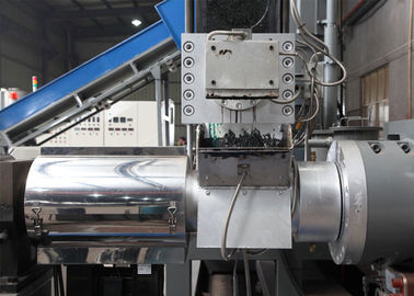 เม็ดพลาสติกเสริมเม็ดพลาสติก HDPE Pellet Recycle Machine ไฟฟ้าต่ำ