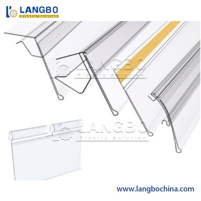 PVC Price Tag Holder Extrusion Line | Customizable Sizes High Volume
