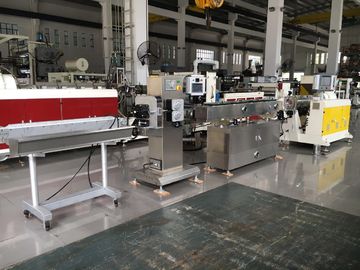 Omron ท่อพลาสติก PVC Extrusion Line Corrugated Tube