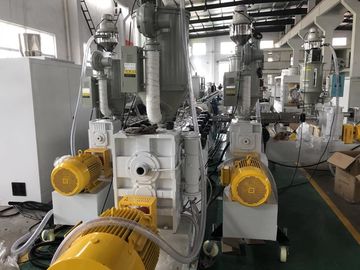 สายการผลิต Extrusion Line Ppr เส้นผ่านศูนย์กลางขนาดใหญ่ 12m / นาทีพร้อมระบบควบคุมระยะไกล