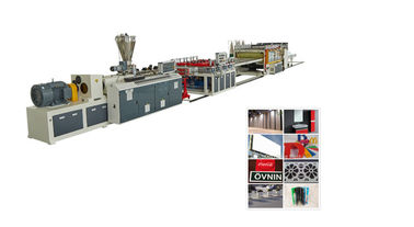 70kw UPVC หน้าต่างผลิตเครื่องจักร CE PVC แผ่นผลิตเครื่องจักร