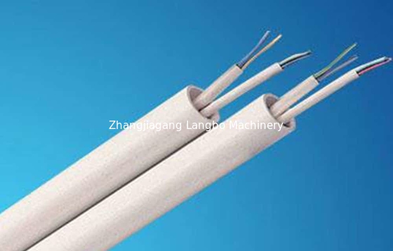 16 มิลลิเมตร PE ท่อท่อท่อ twin Single Screw Extruder การทําเครื่องจักรสําหรับการจําหน่ายน้ําก๊าซ