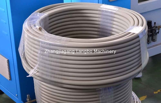 อัตโนมัติพลาสติก PE HDPE ท่อท่อ Extrusion เครื่องทํา extruder สกรูเดียว