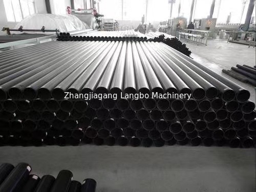 เครื่องทําท่อน้ํา HDPE สายการผลิตท่อ extrusion สําหรับอุปกรณ์ประปา