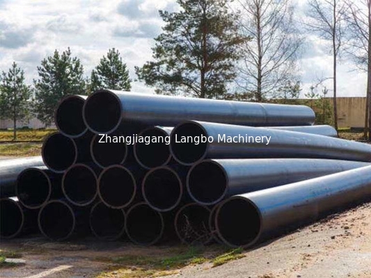 HDPE วงกลมขนาดใหญ่ เครื่องทําท่อ extrusion