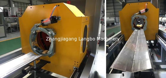 การทํางานง่าย พลาสติก HDPE PE ท่อ Extrusion การผลิตเครื่องจักรสาย