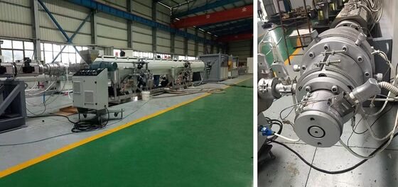 เครื่องรีดท่อ Hdpe อัตโนมัติ 65mm  Motor