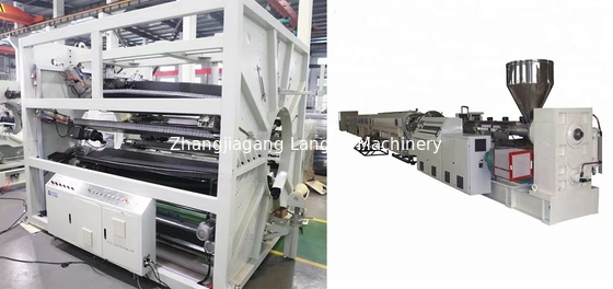 อัตโนมัติพลาสติก HDPE PE ท่อสายน้ํา Extruder Extrusion การทําเครื่อง