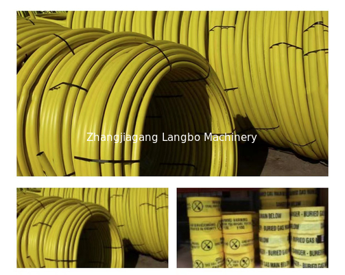 เครื่องผลักดันสกรูเดียวความเร็วสูง สําหรับท่อ PE HDPE