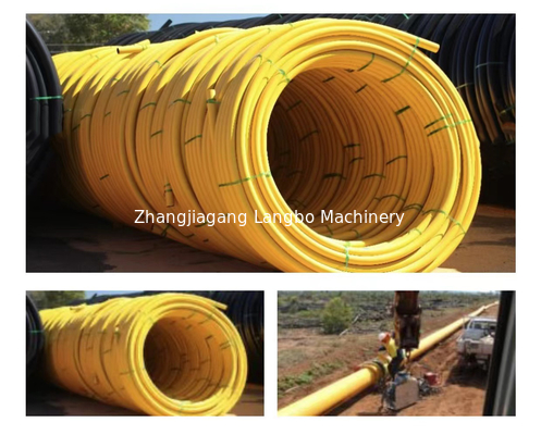 เครื่องทําท่อ HDPE PE พลาสติกขนาดเล็ก