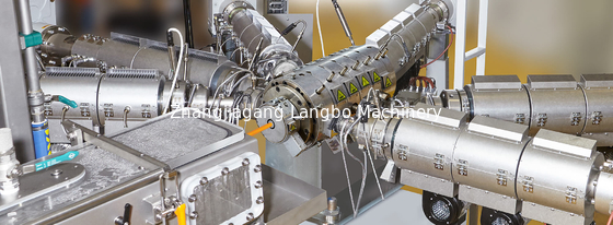 สายการอัดรีดท่อ Ppr หลายชั้น 16 มม. - 63 มม. 180 กก. / ชม. Siemens PLC