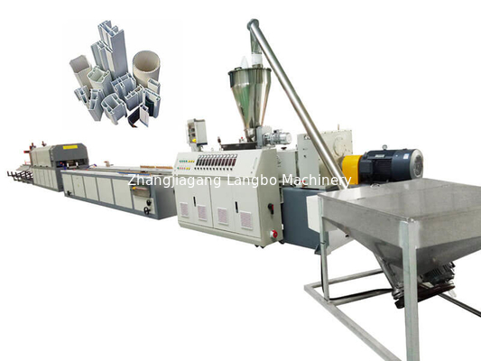 กันน้ำ Wpc Decking Extrusion Line เครื่องตัดเลื่อย Outdoor