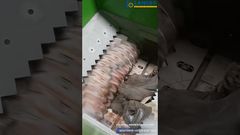 เครื่องบดเพลาเดี่ยวสำหรับการรีไซเคิลพลาสติกอย่างมีประสิทธิภาพ #เครื่องบดเพลาเดี่ยว#การบดย่อยพลาสติก